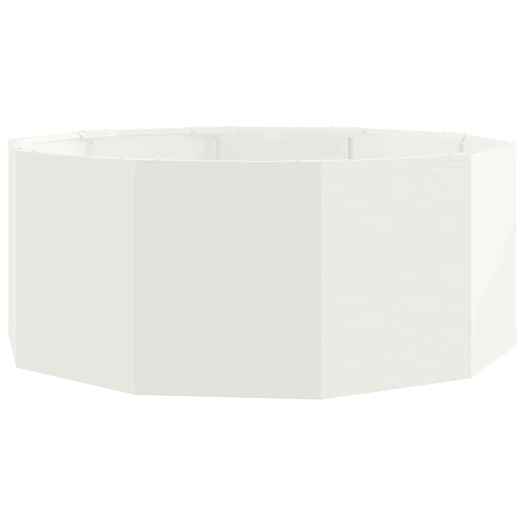 Planter White 90 x 90 x 35 cm Steel
