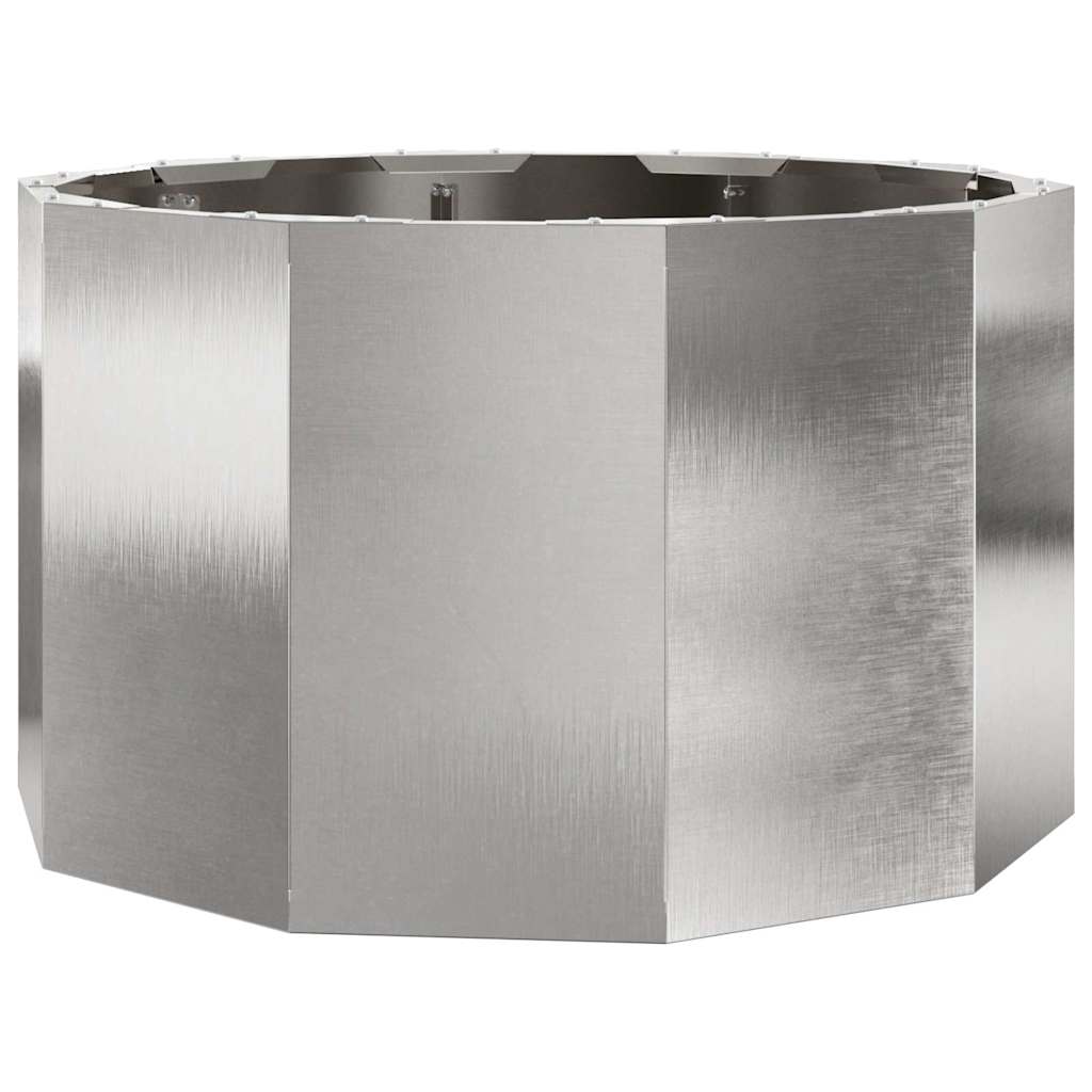 Planter Silver 60 x 60 x 35 cm Stainless Steel
