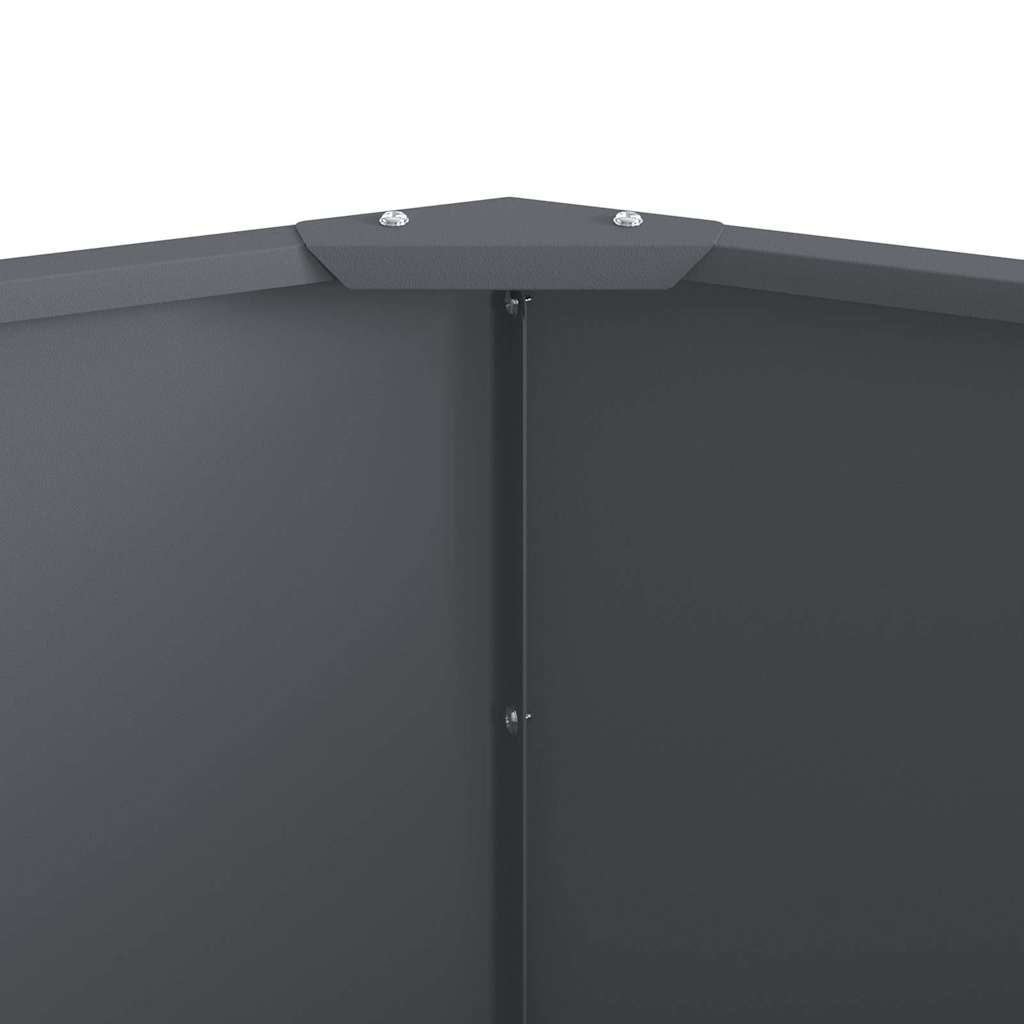 Planter Anthracite 120 x 120 x 50 cm Steel