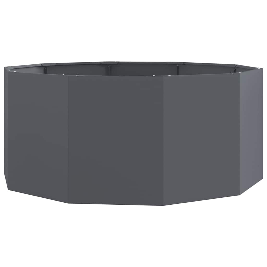 Planter Anthracite 120 x 120 x 50 cm Steel