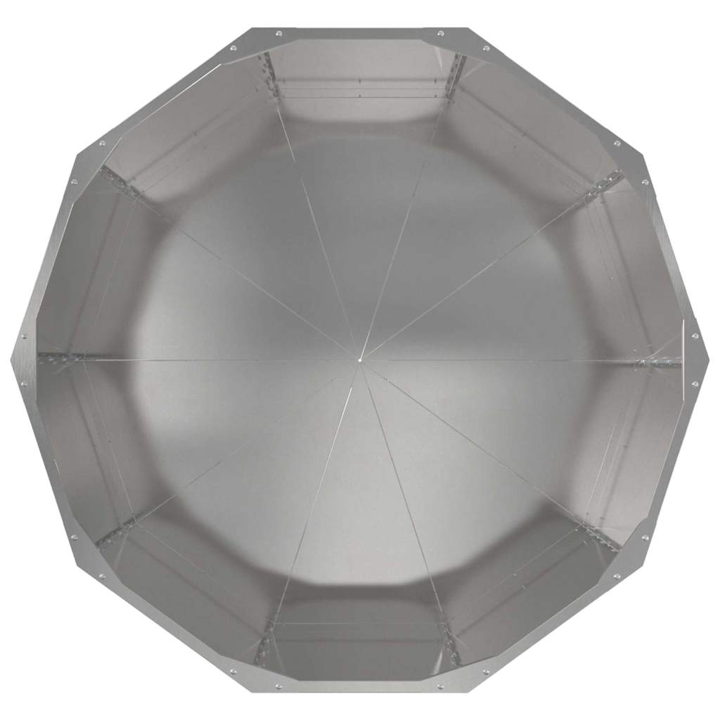 Planter Silver 90 x 90 x 50 cm Stainless Steel