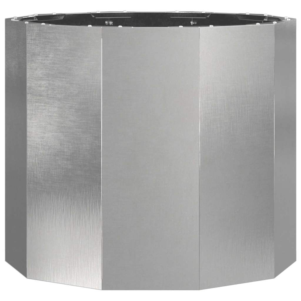 Planter Silver 60 x 60 x 50 cm Stainless Steel