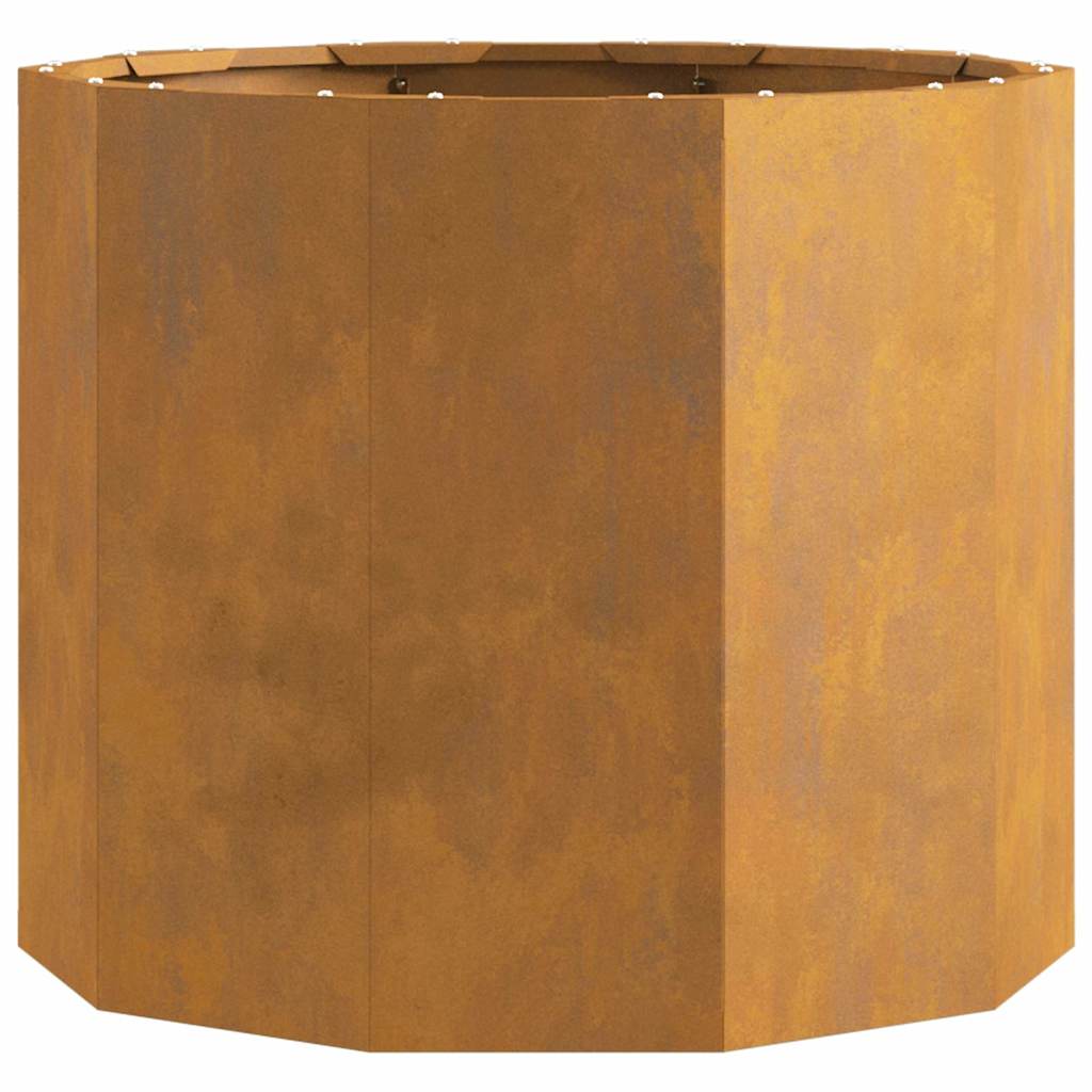 Planter Rusty 60 x 60 x 50 cm Weathering Steel