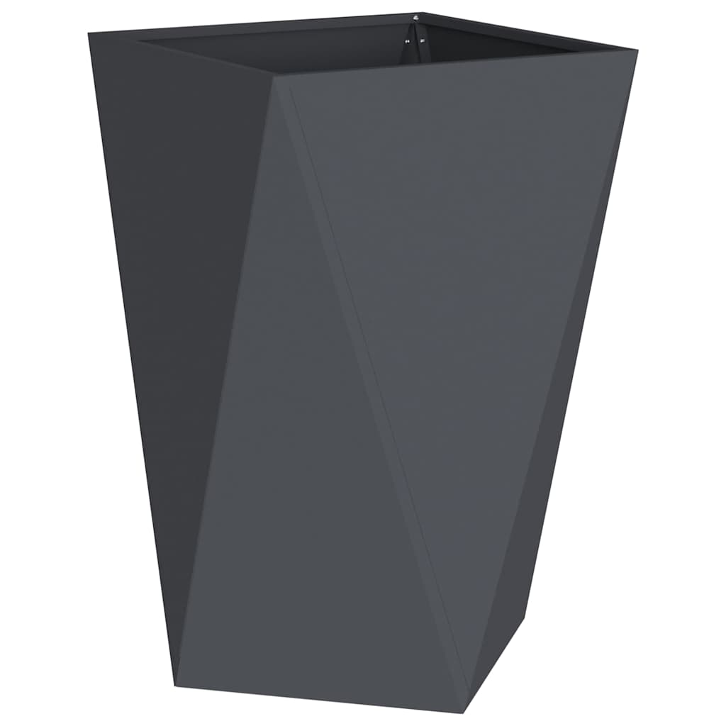Planter Anthracite 50 x 50 x 75 cm Steel