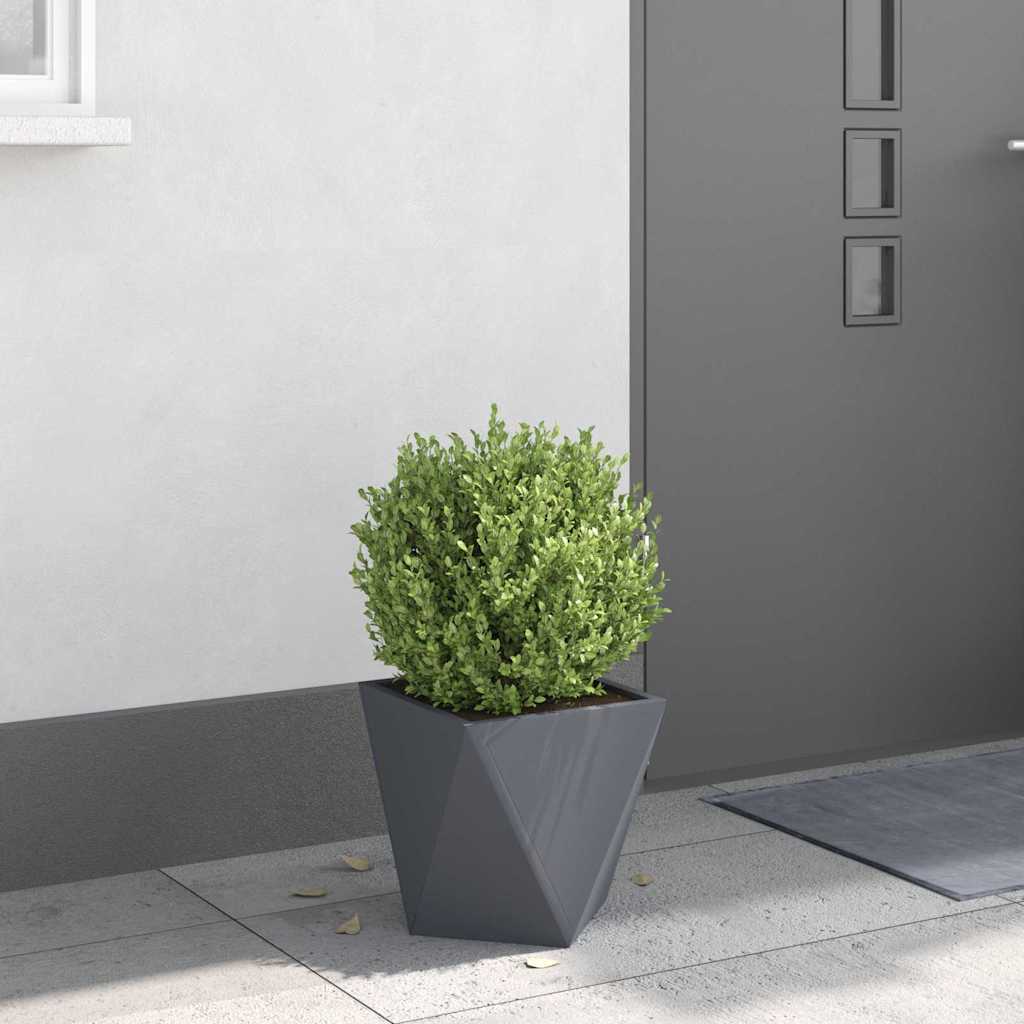 Planter Anthracite 30 x 30 x 30 cm Steel