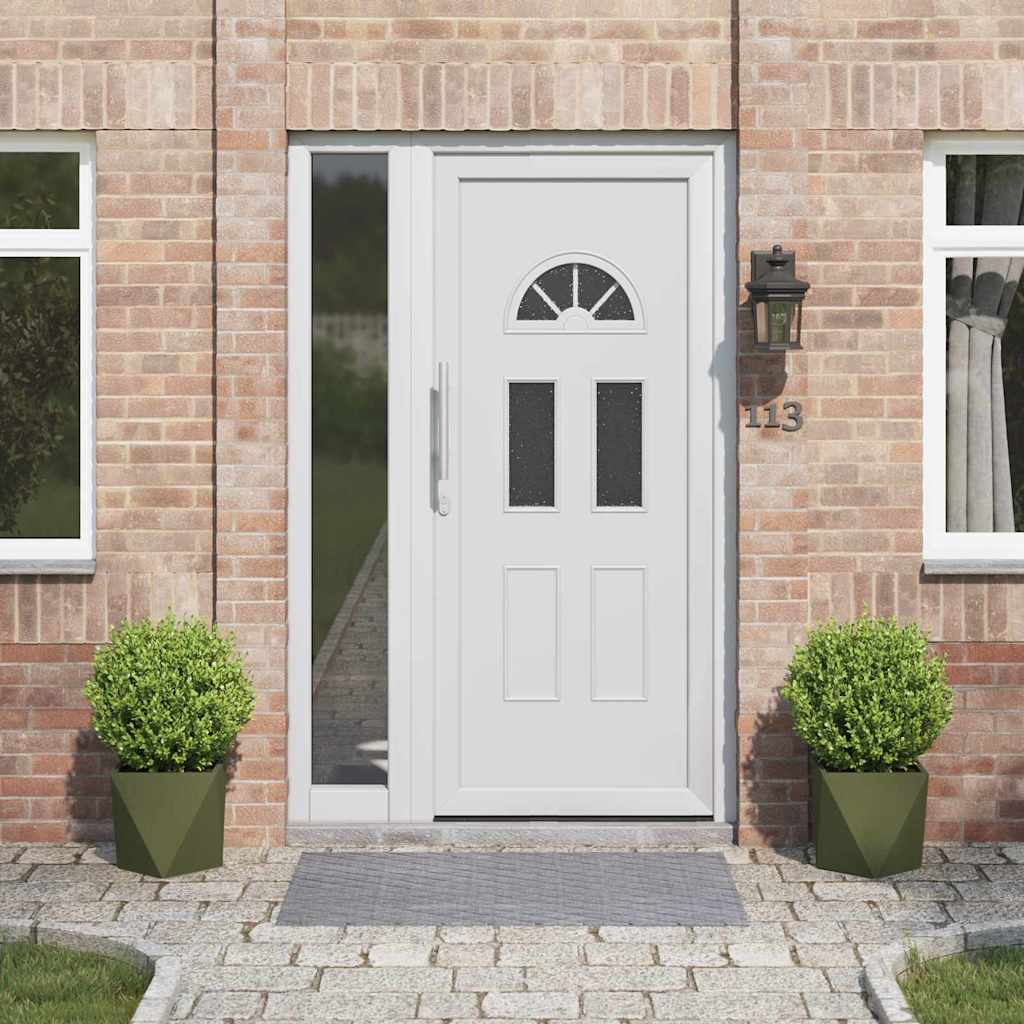 Planter 2 pcs Olive Green 30 x 30 x 30 cm Steel