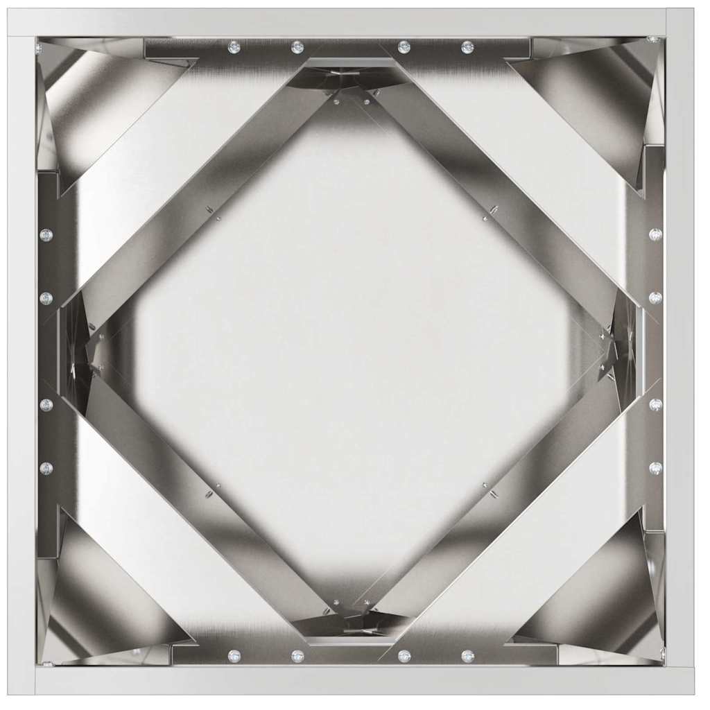 Planter Silver 40 x 40 x 40 cm Stainless Steel