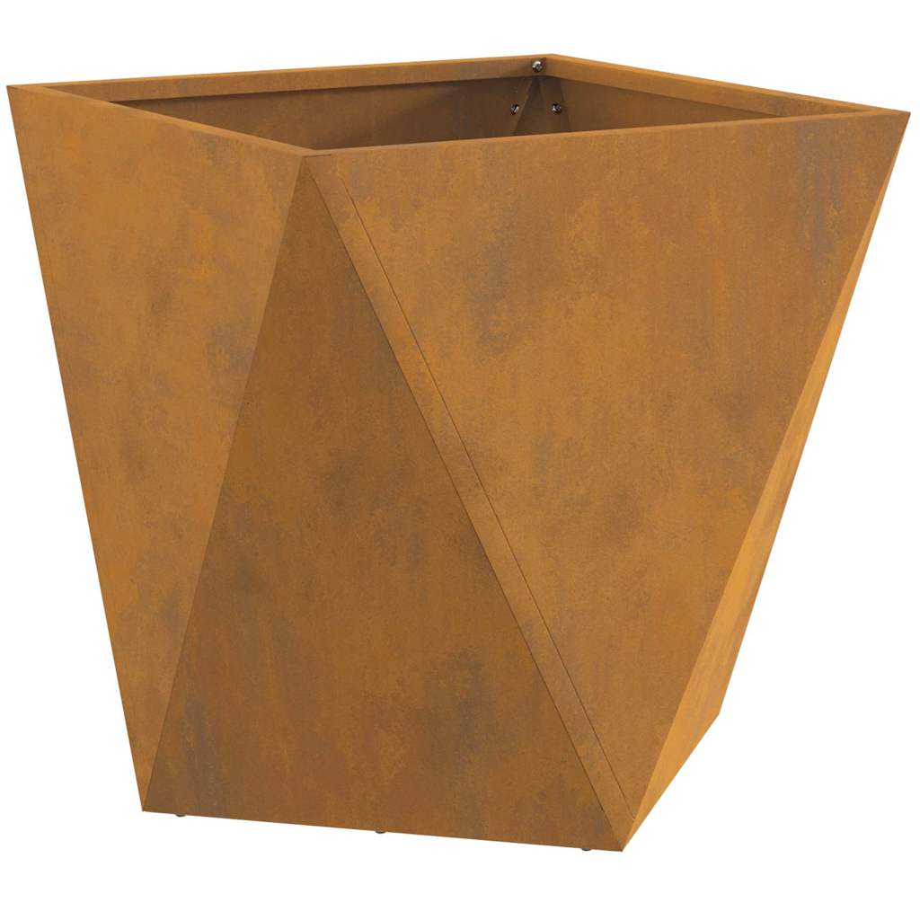 Planter Rusty 50 x 50 x 50 cm Weathering Steel