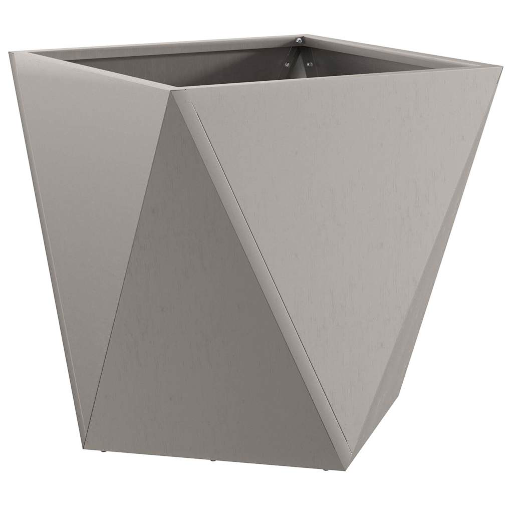 Planter 2 pcs Rusty 50 x 50 x 50 cm Weathering Steel