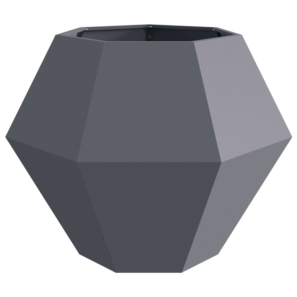 Planter Anthracite 100 x 100 x 80 cm Steel