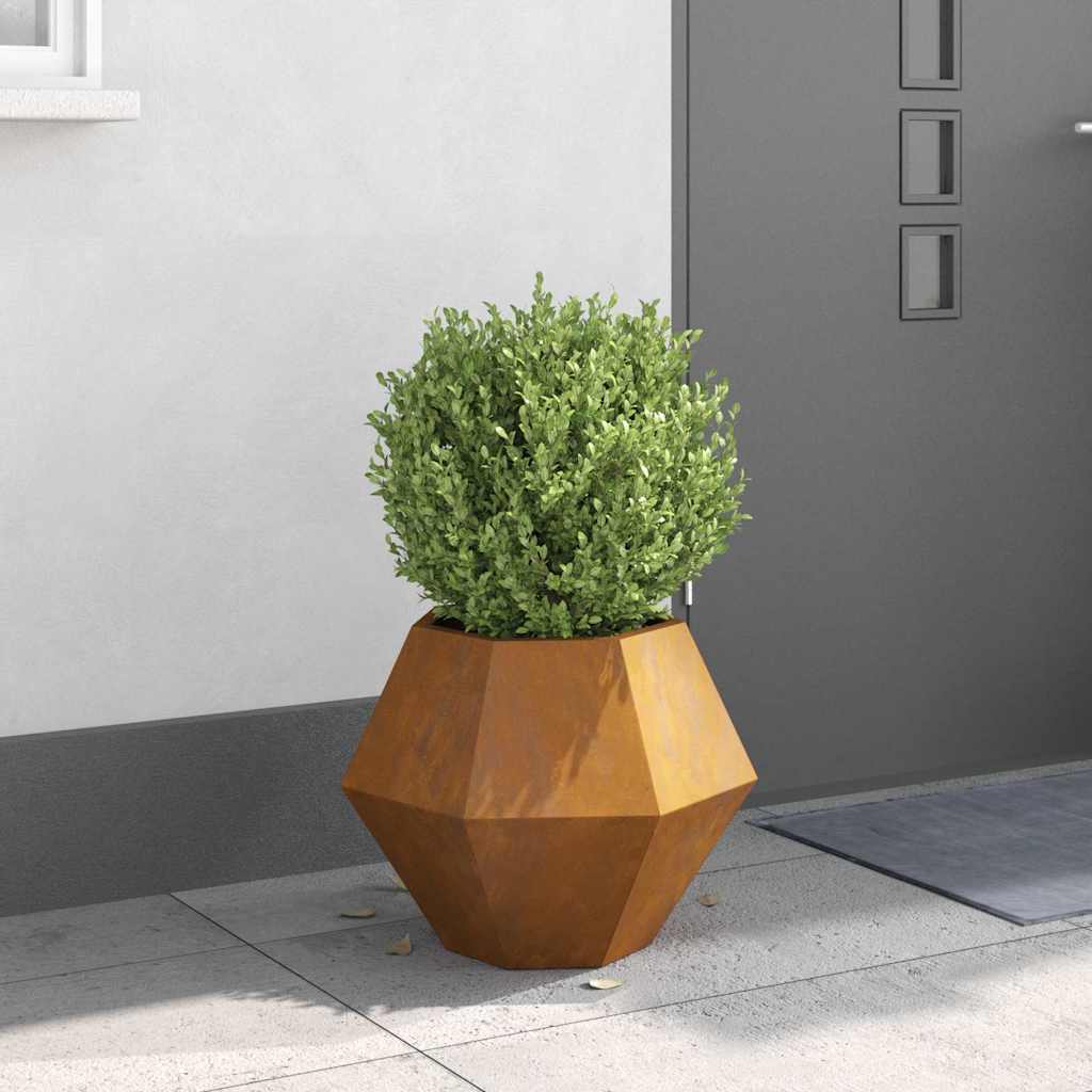 Planter Rusty 50 x 50 x 40 cm Weathering Steel