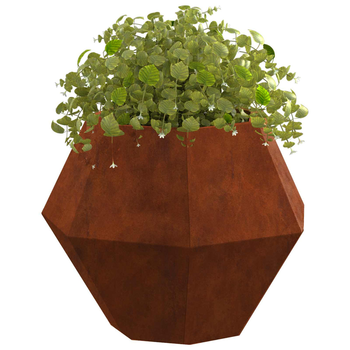 Planter Rusty 50 x 50 x 40 cm Weathering Steel