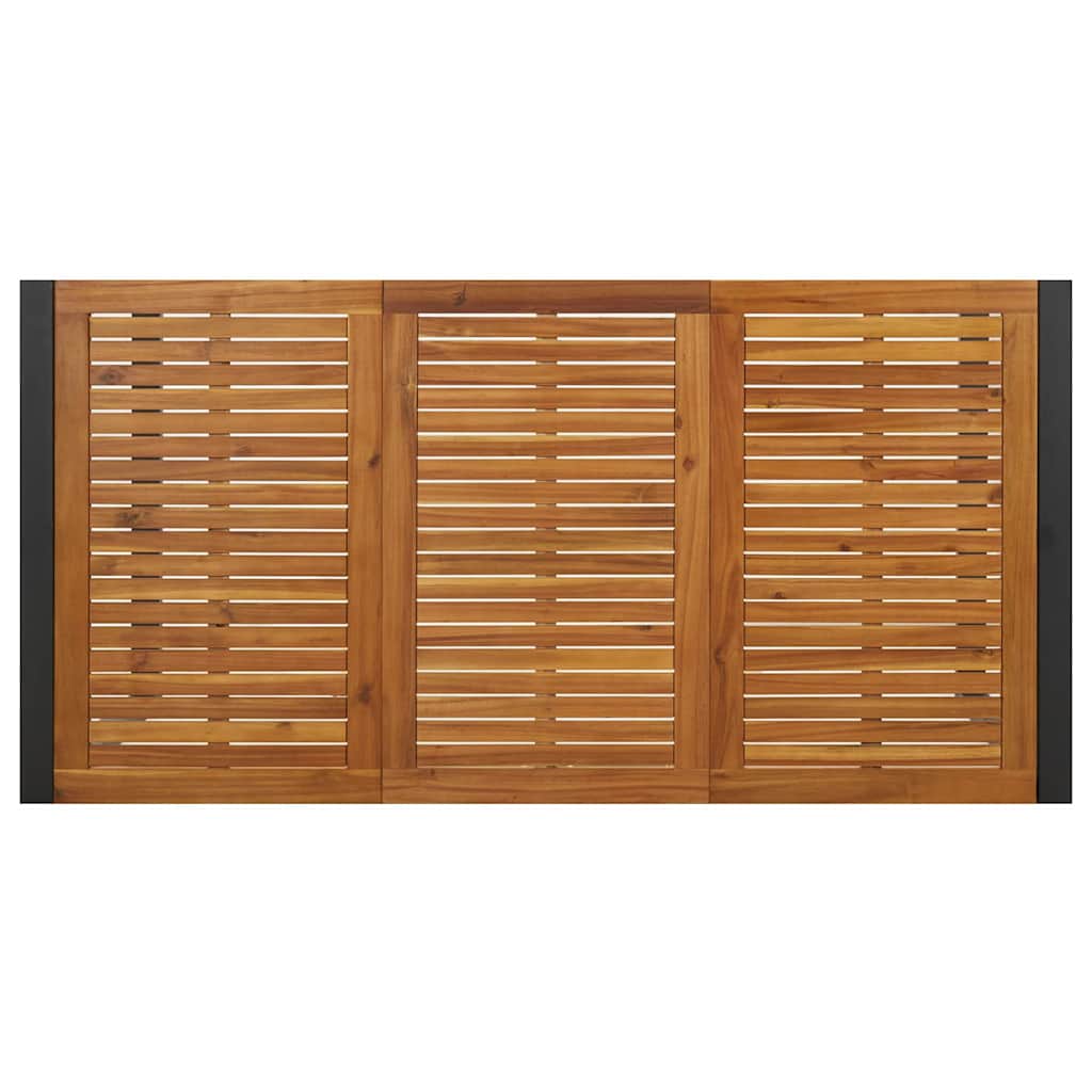 Garden Dining Set 7 pcs Beige and Brown Poly Rattan