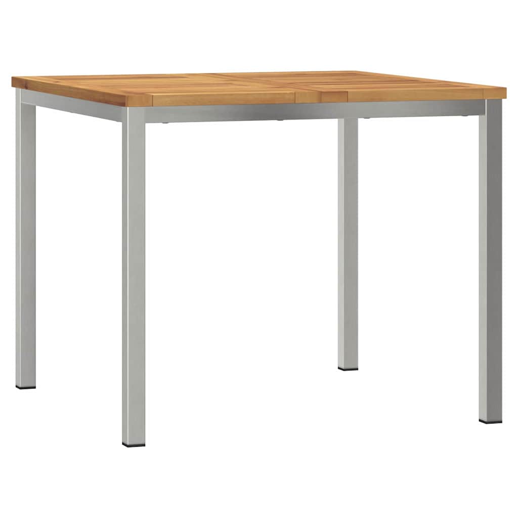 GardenDiningSet Brown SolidAcaciawood