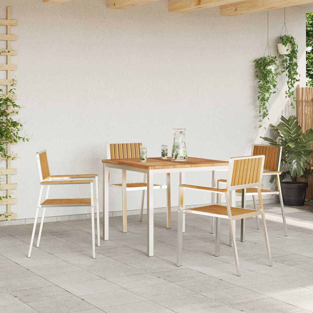 GardenDiningSet Brown SolidTeakwood