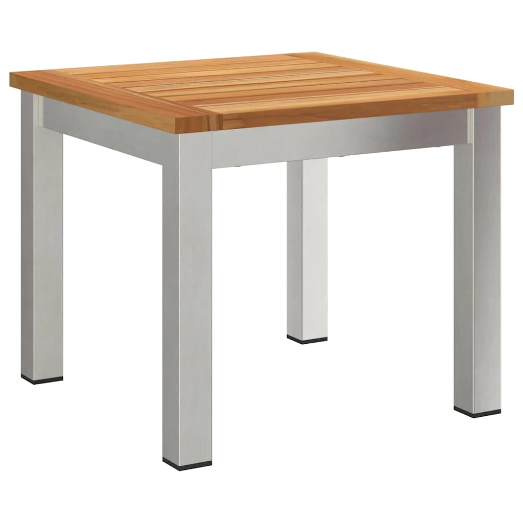 GardenDiningSet 3 pcs Brown SolidTeakwood