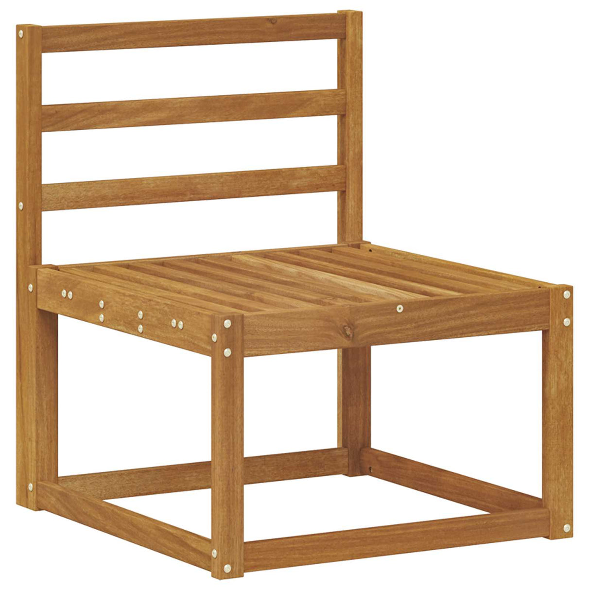 Outdoor Sofa Set 4 Piece Natural Solid Acacia Wood