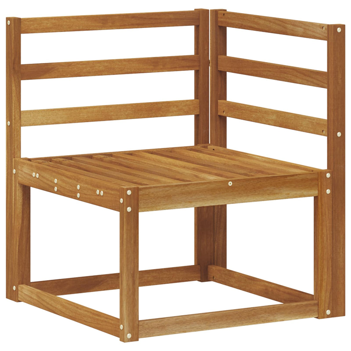 Outdoor Sofa Set 4 Piece Natural Solid Acacia Wood