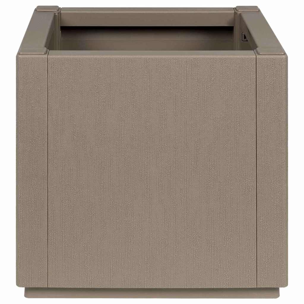Garden Planter Grey 36 x 36 x 35 cm Polypropylene