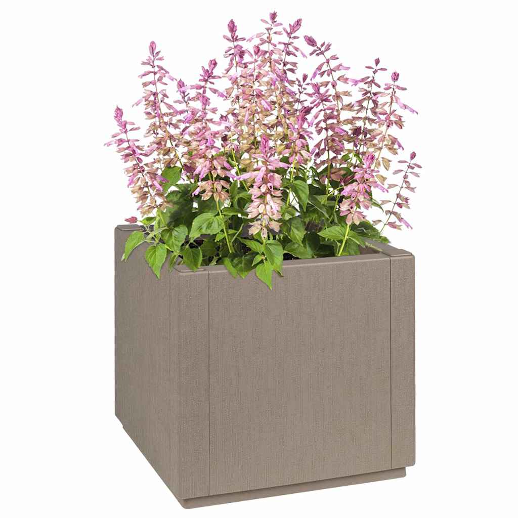 Garden Planter Grey 36 x 36 x 35 cm Polypropylene