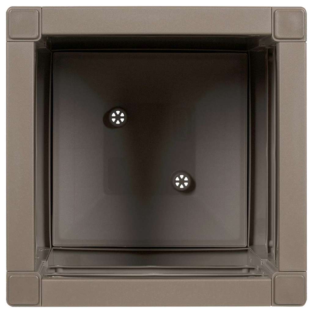 Garden Planter Grey 36 x 36 x 35 cm Polypropylene