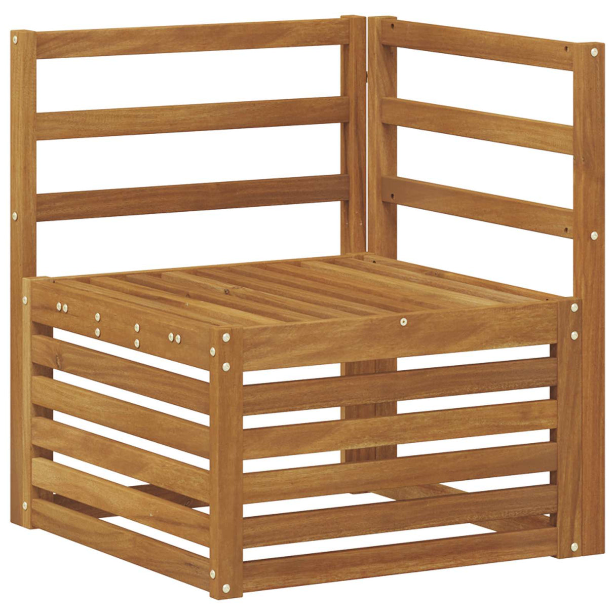 Sofa Sets 6 Piece Natural Solid Acacia Wood