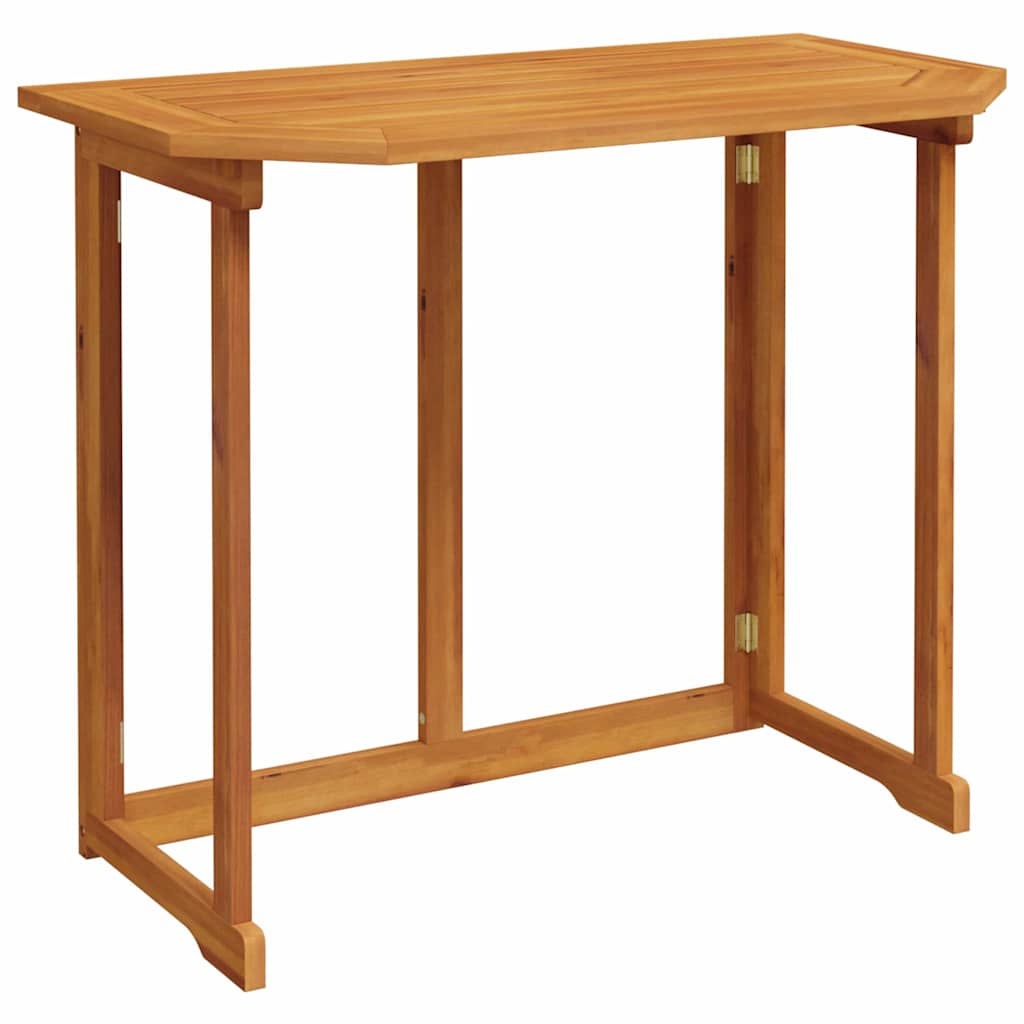 Garden Bistro Set 5 pcs Brown Solid acacia wood