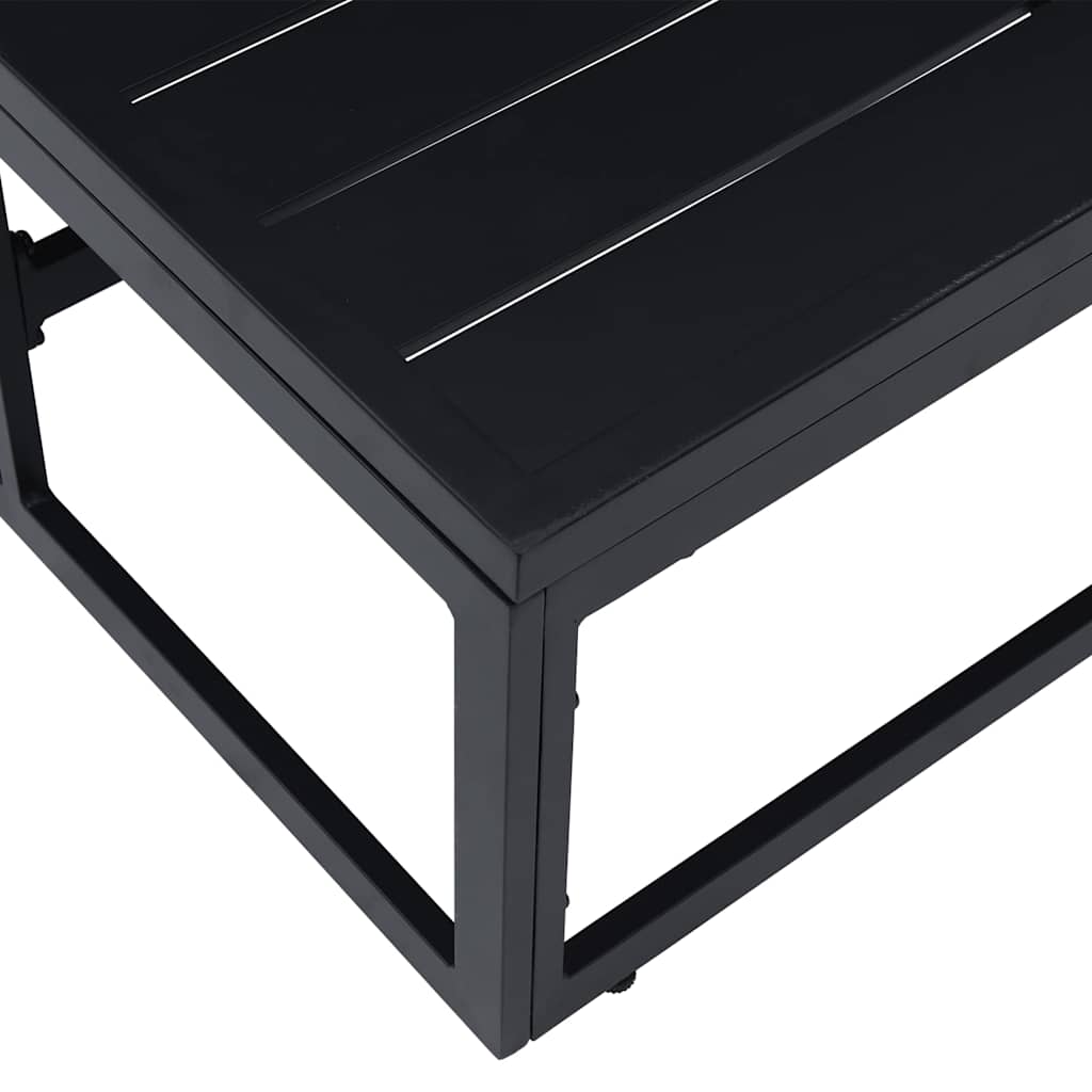 Outdoor Furniture Black Aluminium