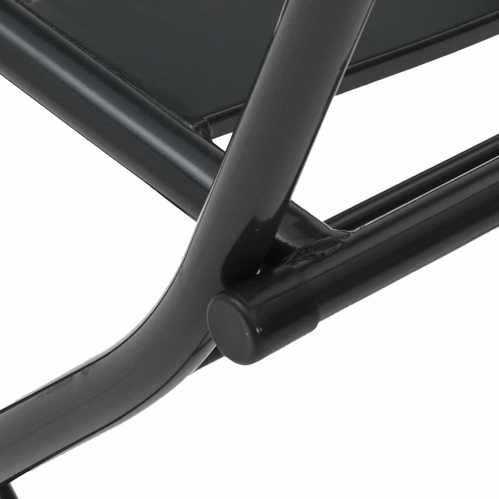 Bistro Set Folding 3 pcs Anthracite Steel