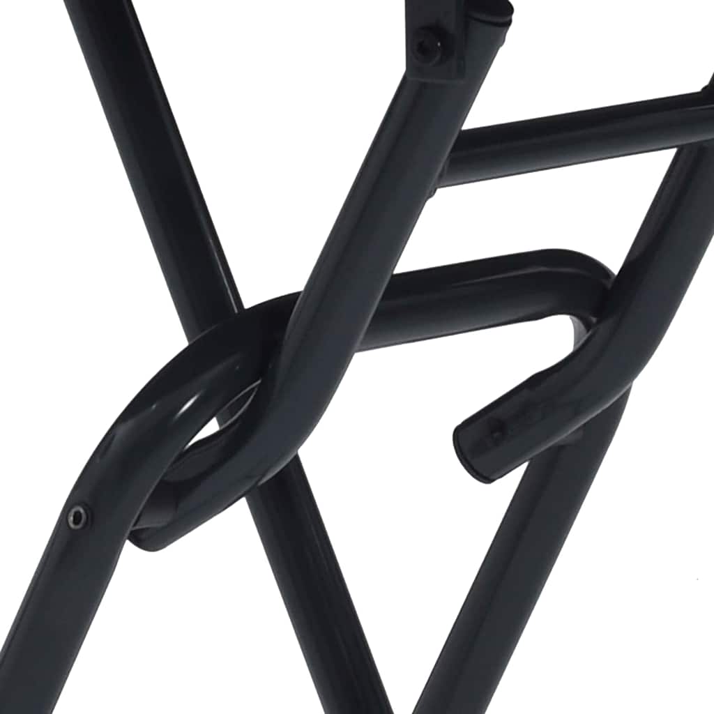 Garden Table Folding Anthracite 50 x 50 x 72 cm Steel