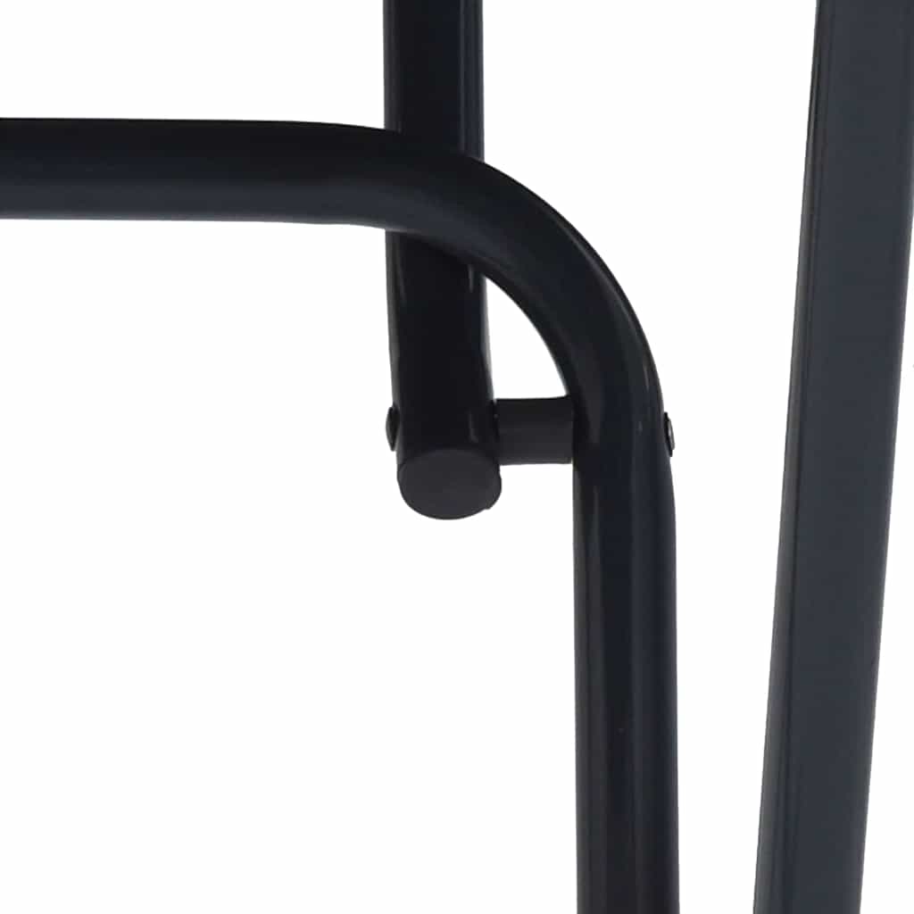 Garden Table Folding Anthracite 50 x 50 x 72 cm Steel