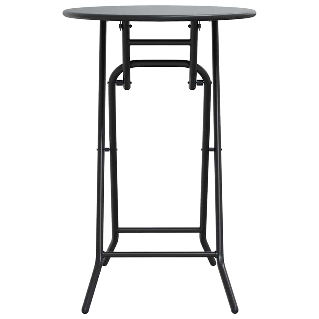 Garden Table Folding Anthracite 50 x 50 x 72 cm Steel