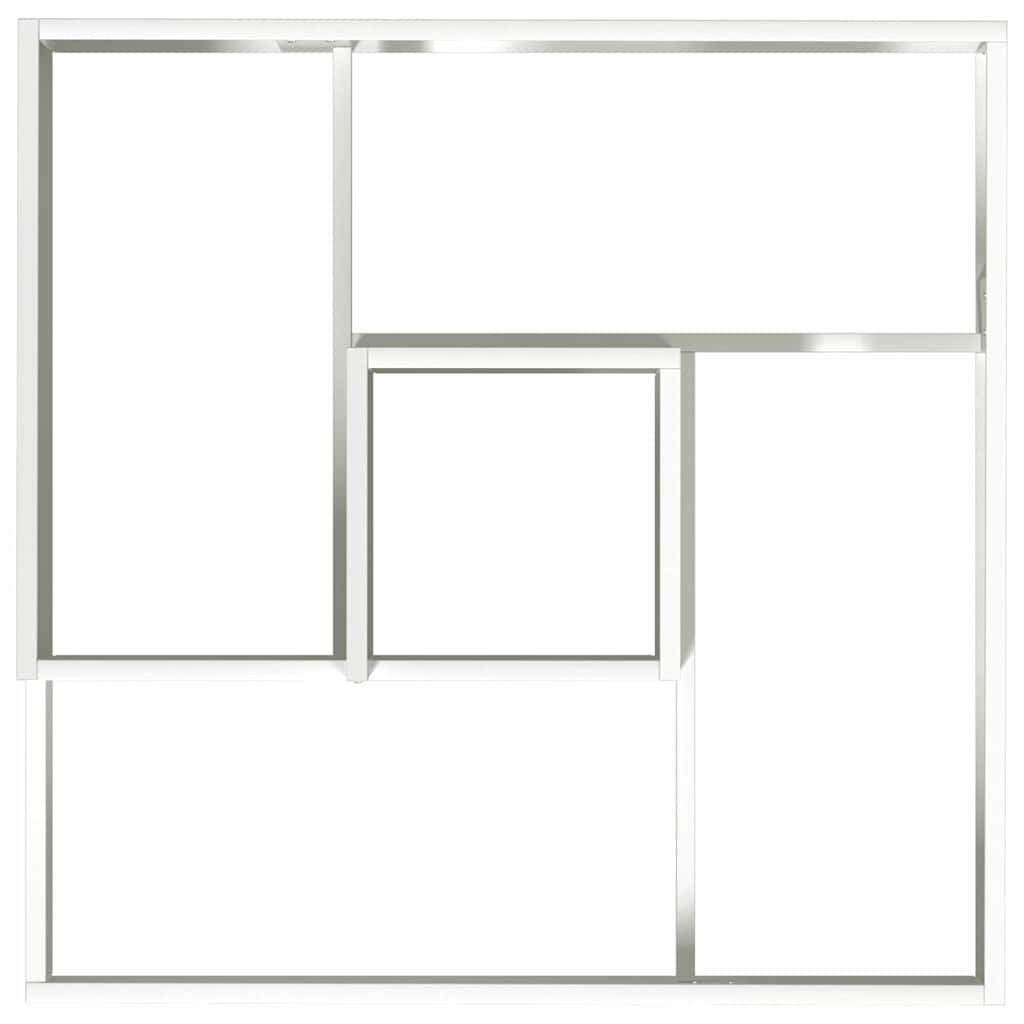 Garden Planter White 60 x 60 x 50 cm Cold-rolled Steel