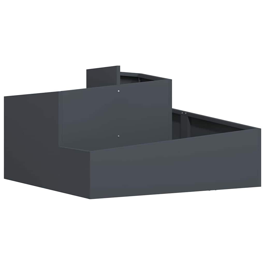 Garden Planter Anthracite 80 x 80 x 50 cm Cold-rolled steel
