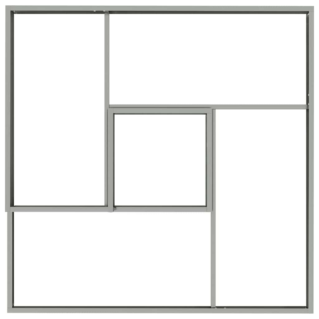 Garden Planter Silver 100 x 100 x 50 cm Galvanised Steel