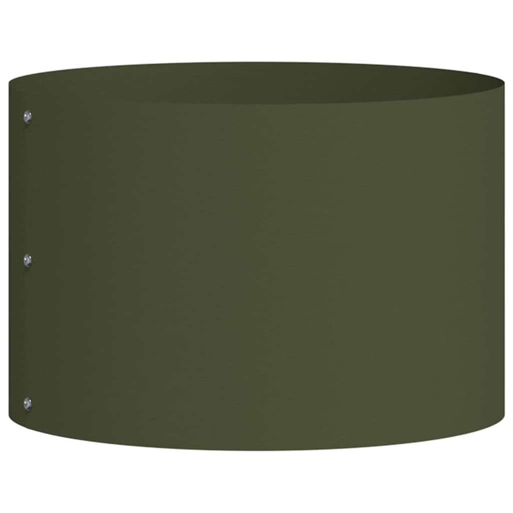 Garden Planter Olive Green 30 x 30 x 20 cm Cold-rolled Steel