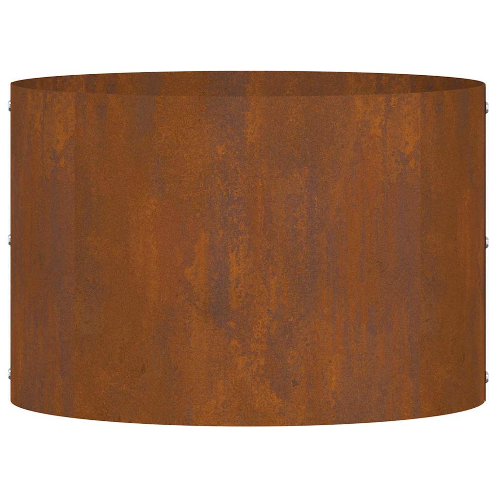 Garden Planter Brown 30 x 30 x 20 cm Weathering Steel