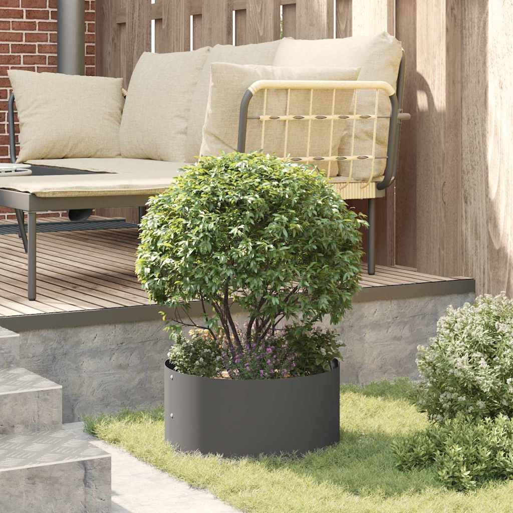 Garden Planter 5 pcs Black 40 x 40 x 20 cm Cold-rolled Steel