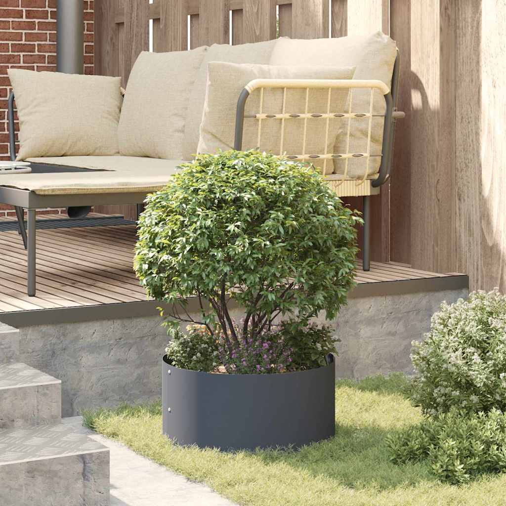 Garden Planter Anthracite 40 x 40 x 20 cm Cold-rolled Steel