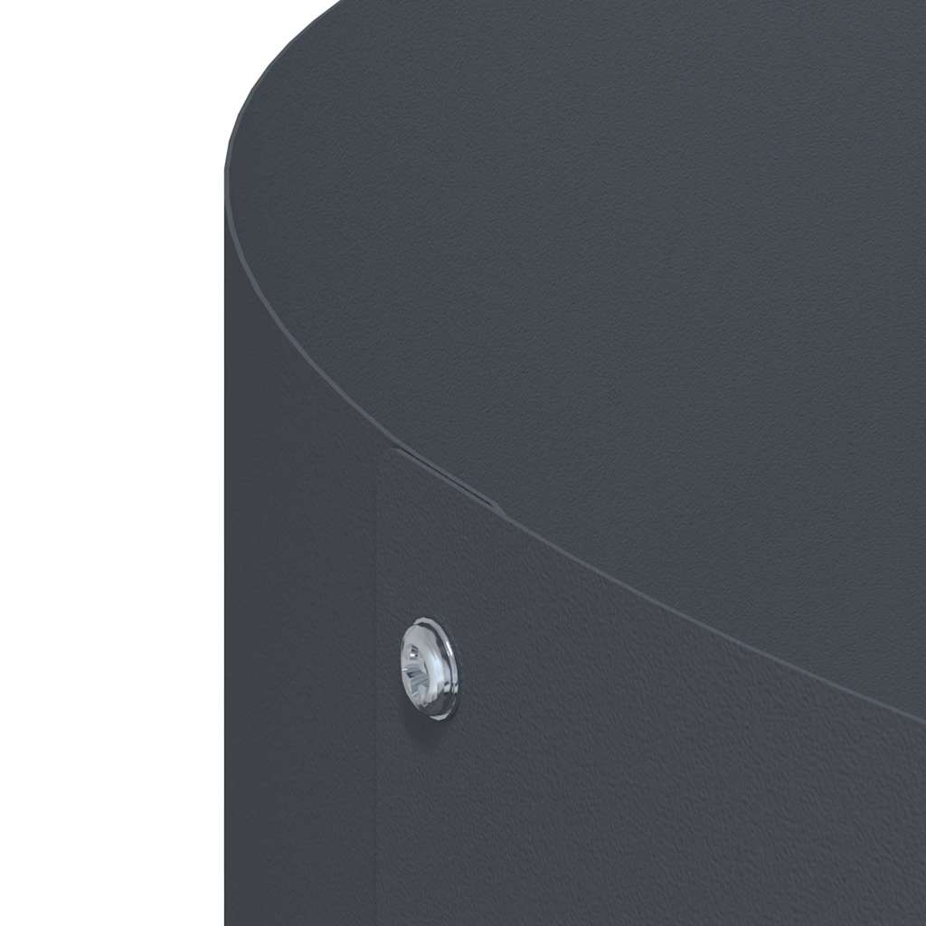 Planter Ring 5 pcs Anthracite 40 x 40 x 20 cm Cold-rolled Steel