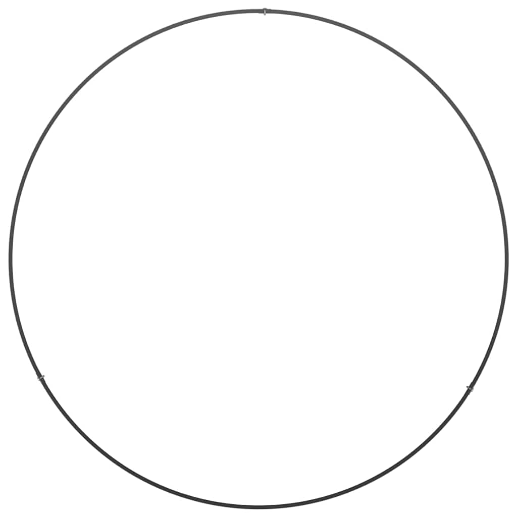 Planter Ring Black 80 x 80 x 20 cm Cold-rolled Steel