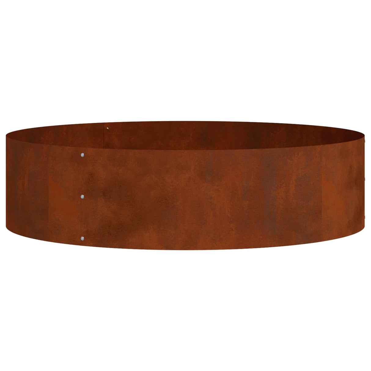 Planter Ring Brown 80 x 80 x 20 cm Weathering Steel