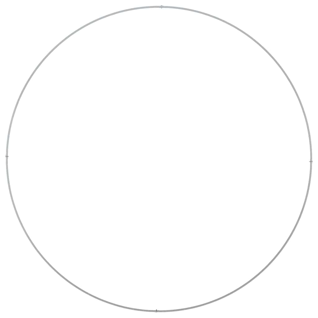 Garden Planter Silver 120 x 120 x 20 cm Galvanised steel