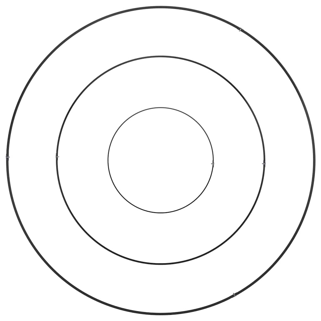 Garden Planter Black 90 x 90 x 20 cm Cold-rolled Steel