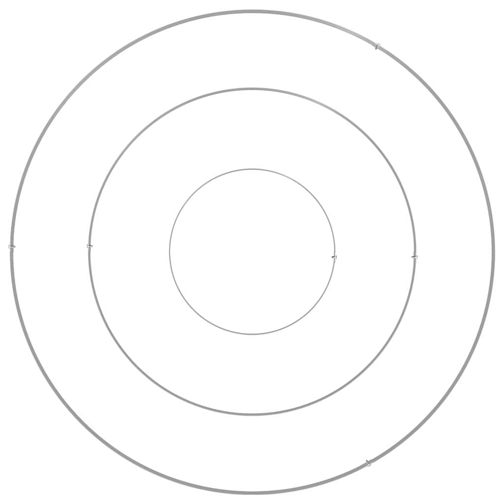 Garden Planter Silver 90 x 90 x 20 cm Stainless Steel