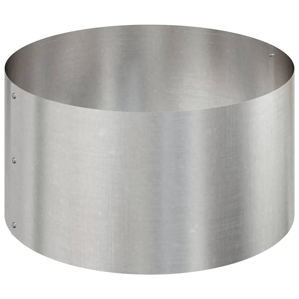 Garden Planter Silver 120 x 120 x 20 cm Stainless Steel