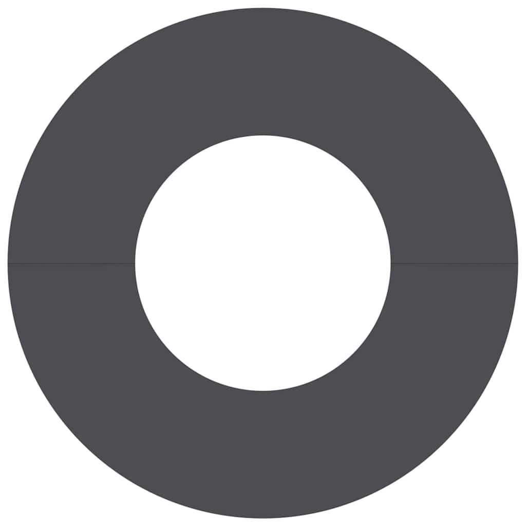 Flat Tree Rings 5 pcs Black Ø30 / 60 cm Steel