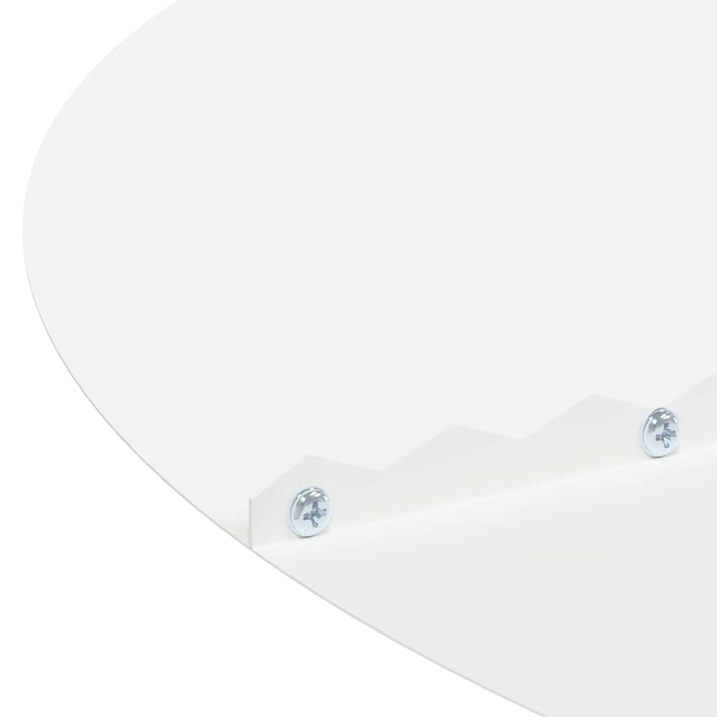 Flat Tree Ring White Ø30 / 60 cm Steel