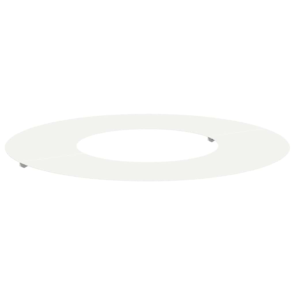 suitable for Flat Tree Ring White Ø30 / 60 cm Steel