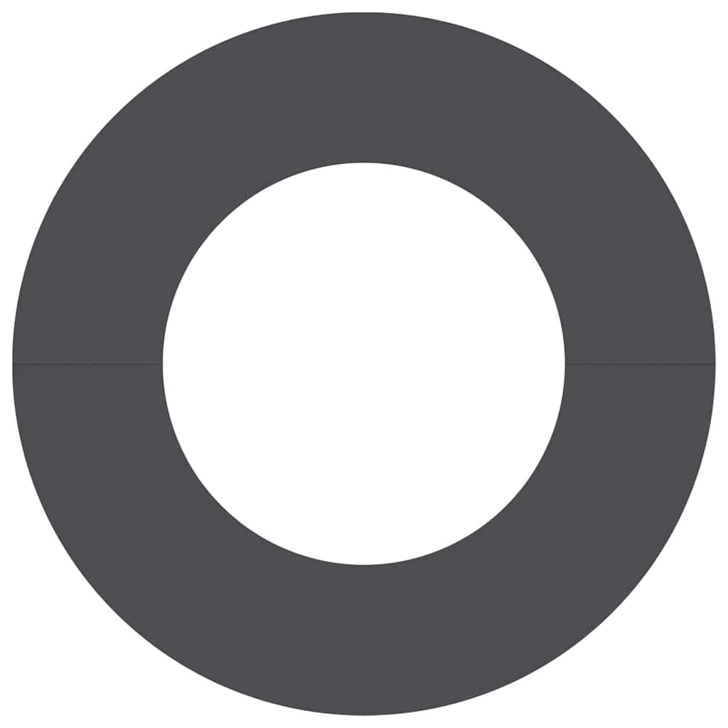 Flat Tree Rings 5 pcs Black Ø40 / 70 cm Steel